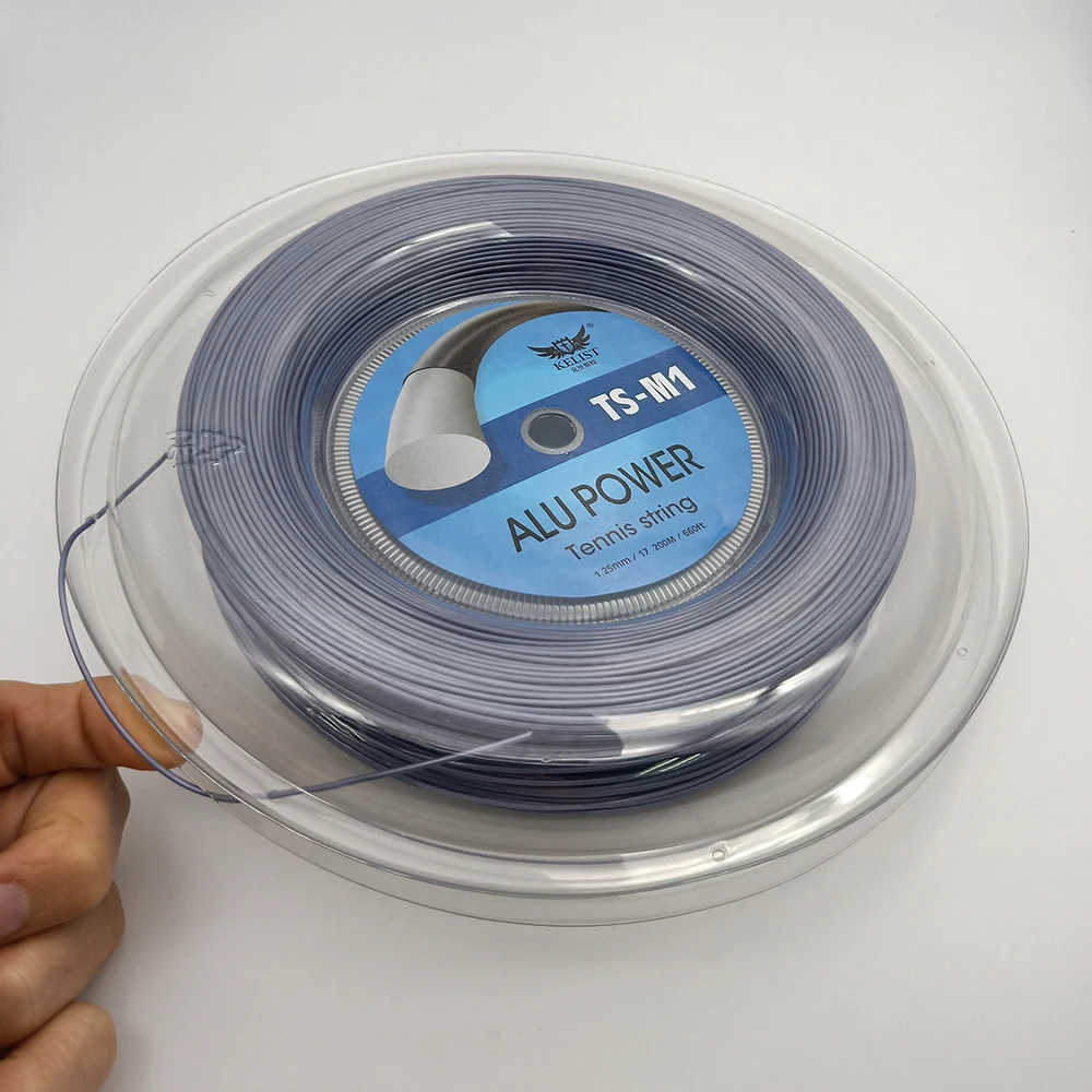 Racket String Tennis Alu Power 1.25mm 200m Racquet Polyester Tennis String  For Professionals