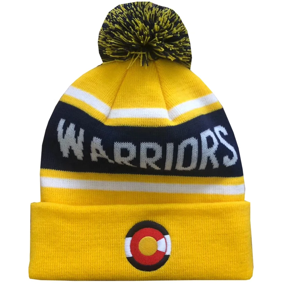 High Quality Custom Knitted Polyester Cotton Beanie Winter Hat