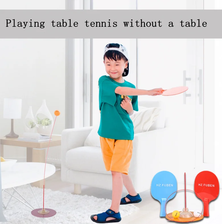 Portable Table Tennis Trainer Table Tennis Soft Shaft Training Machine Elasticity Kid Adult Ping Pong Practice Trainer Fi 3 ord