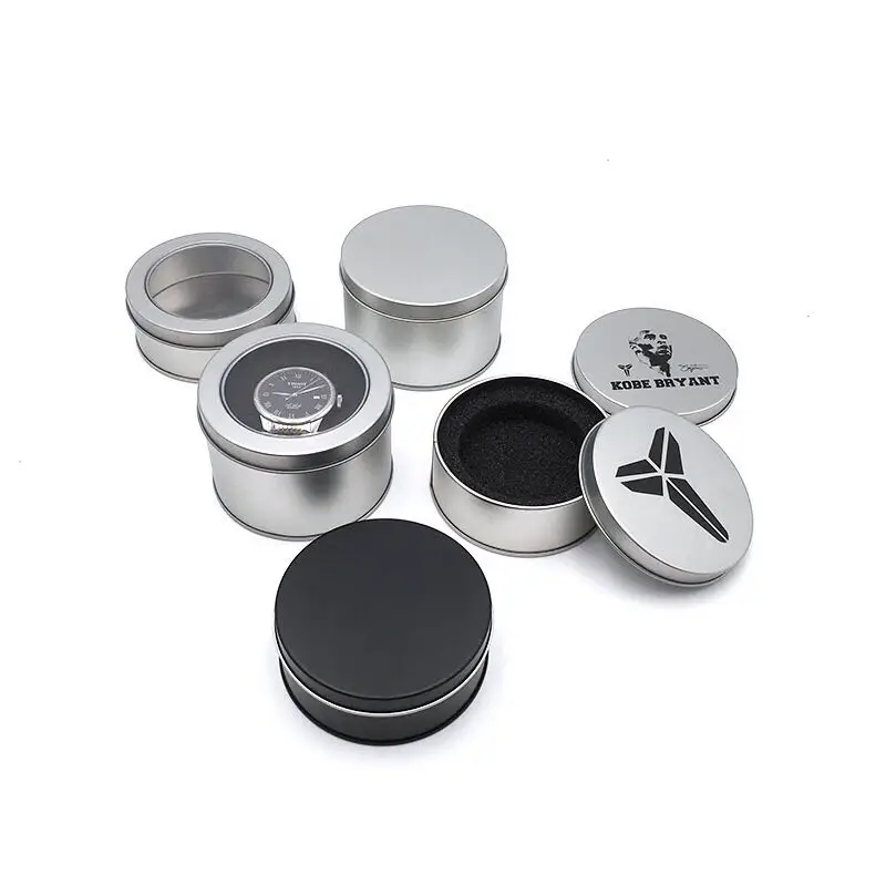 alloy watch box , metal cans iron watch box ,