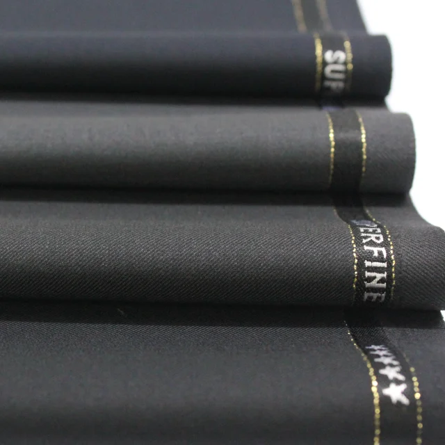 Forging back serge fabrics for high quality regular ready to ship merino worsted wool blended suits