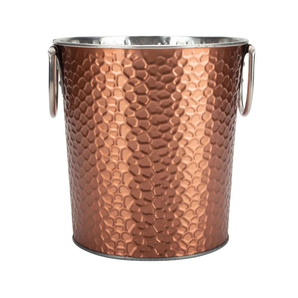 Galvanized Metal Party Drinks Wine Champagne Bar Ice Bucket for iced beer and beverage