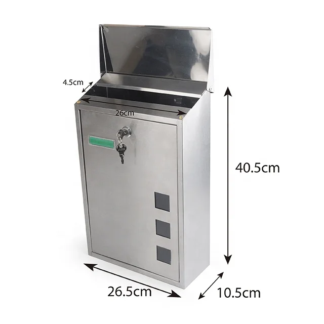 Big size santa mailbox wall mount mailbox outdoor for house