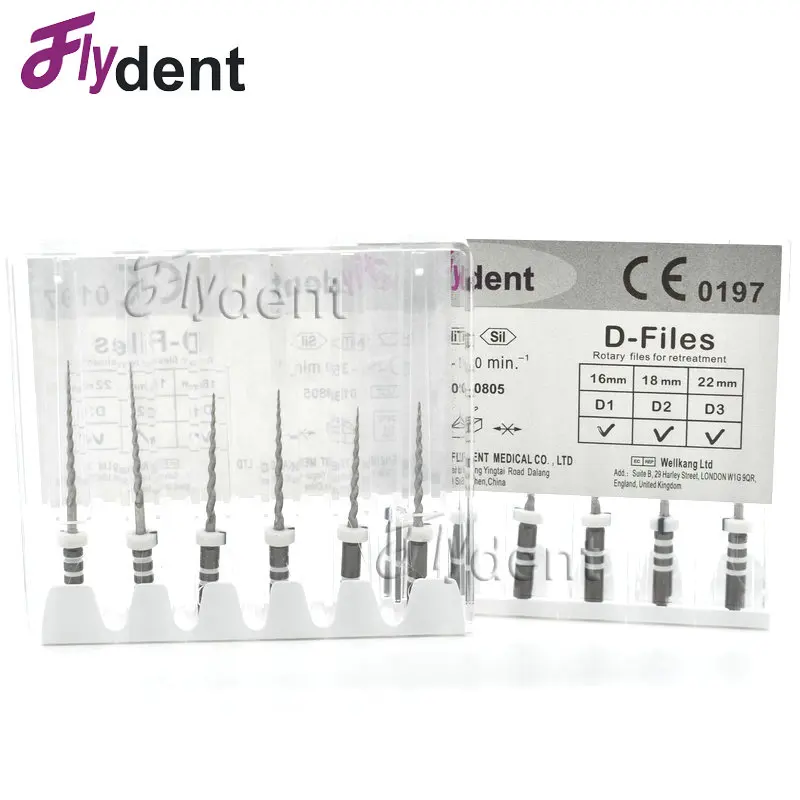 Dental  D files dental rotary Retreatment files  endodontic niti files use for Root canal cleaning dentistry endo instrument