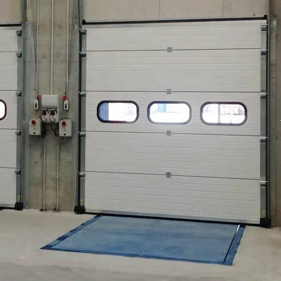 Промышленная PPGI склад дверь на роликах Автоматическая подъемная дверь