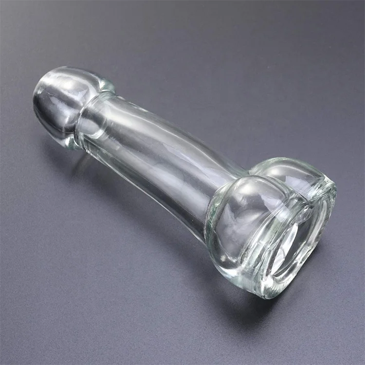 handmade wine shot glass shape bottle crystal glass penis