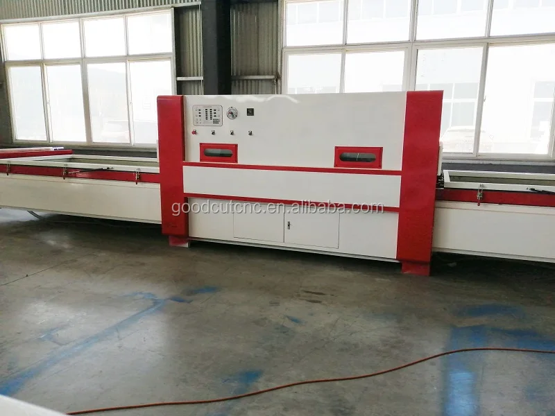 Jinan GoodCut тиснение вакуумный мембранный пресс ПВХ с ПВХ PE ABS PC фольга