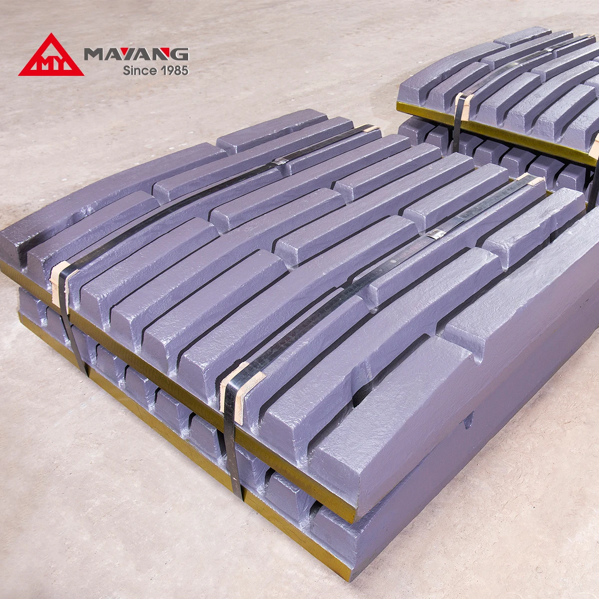 Jaw Crusher Parts High Manganese Steel Casting Jaw plate