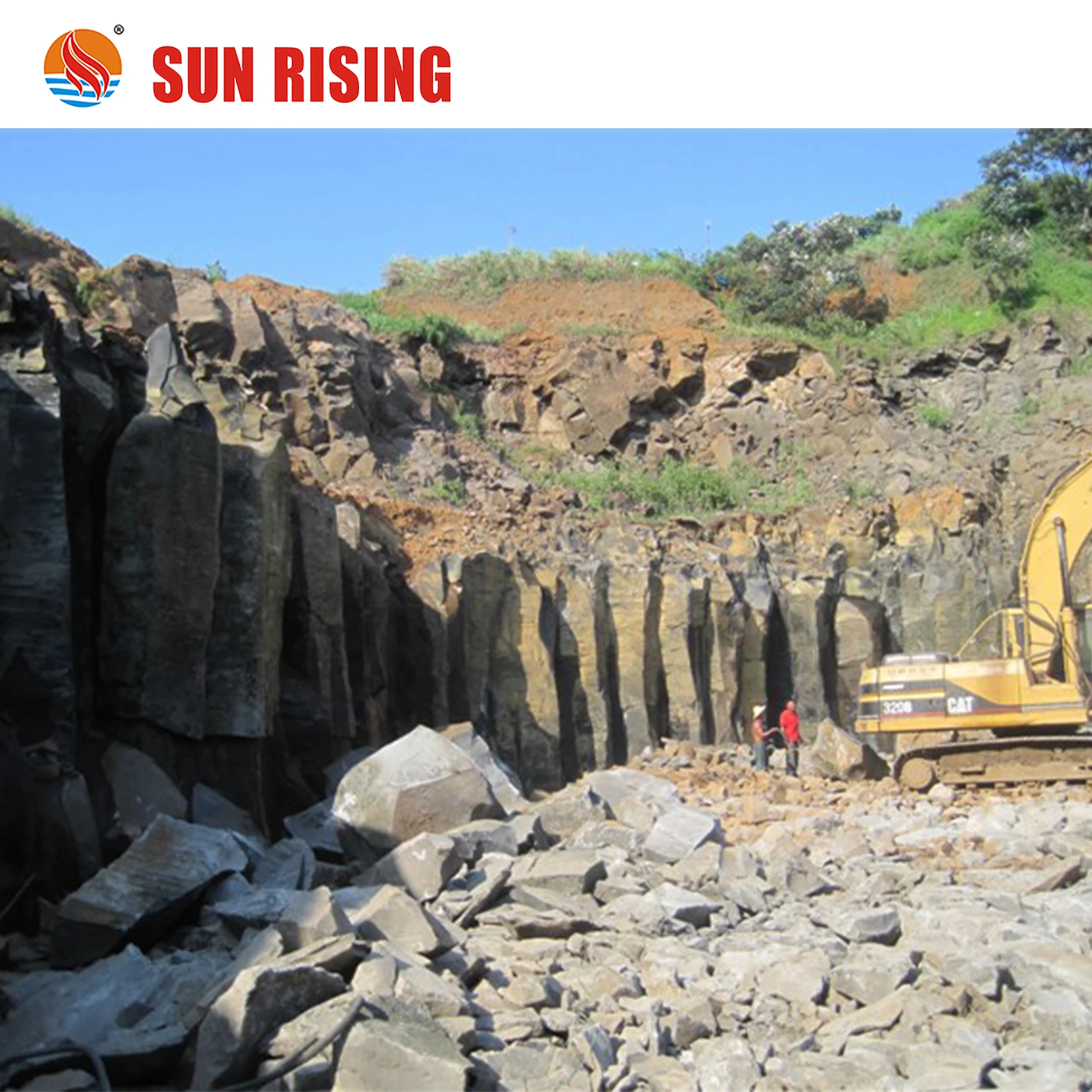 Basalt Stone Raw Blocks(Own Quarry+CE)