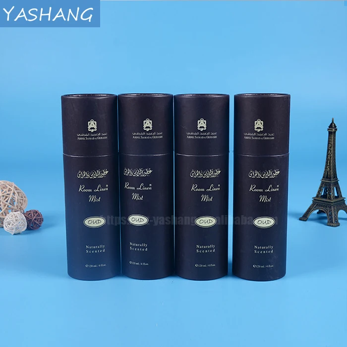 Gold foil printing box for dress gift mailer bottle packaging custom gift tube box