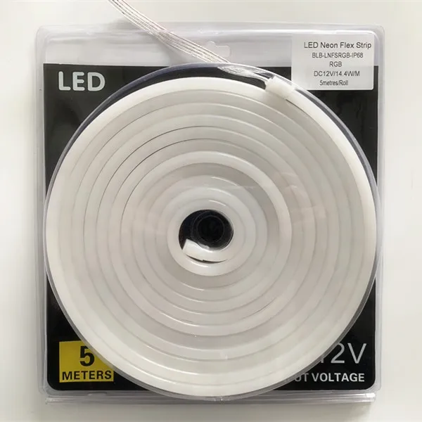 DC12V china top quality RGB led silicone neon light custom flex rope light for walmart