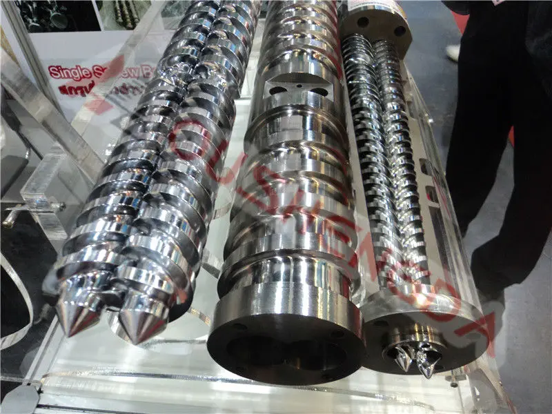 Conical twin screw barrel for PVC pipeline extruder extrusion machine  80/156 65/132 55/110 50/105 ZHOUSHAN MANUFACTURER