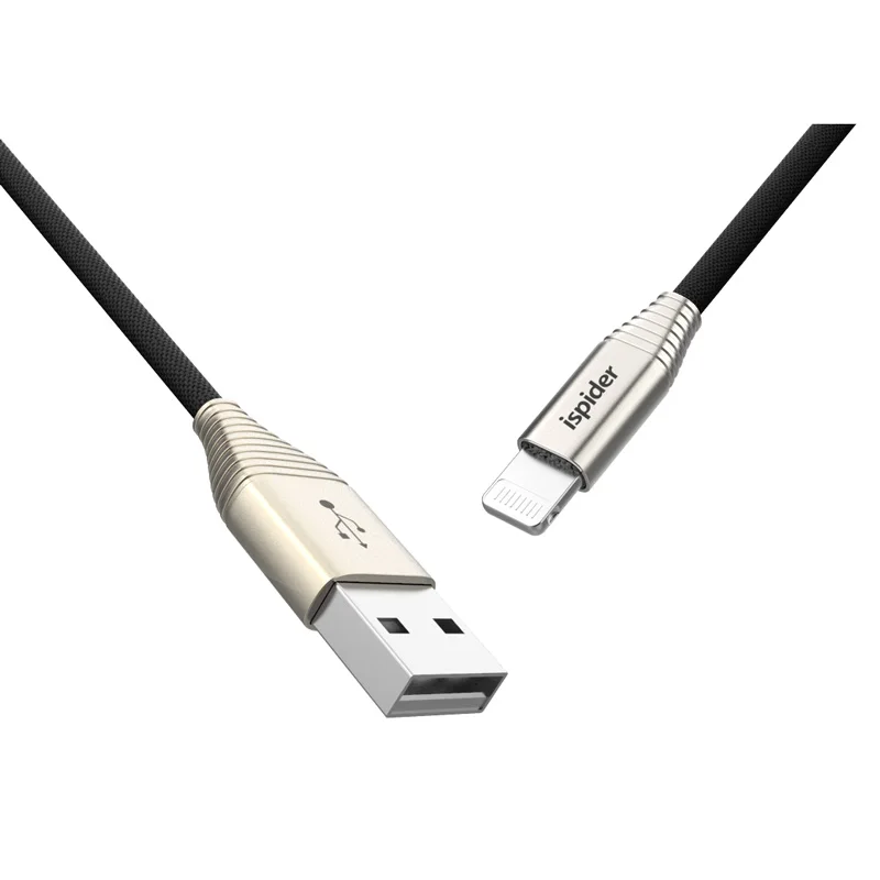 Высокое качество цинковый сплав usb кабель зарядное устройство для iphone Быстрая зарядка для iphone 8