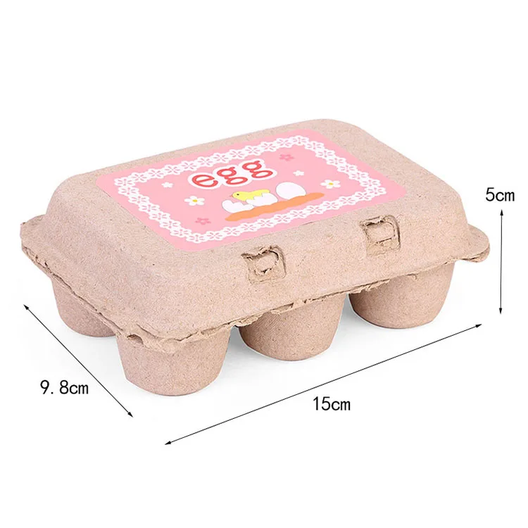 Cutting toy Kids Pretend Cooking Playing Wooden Easter Egg Set