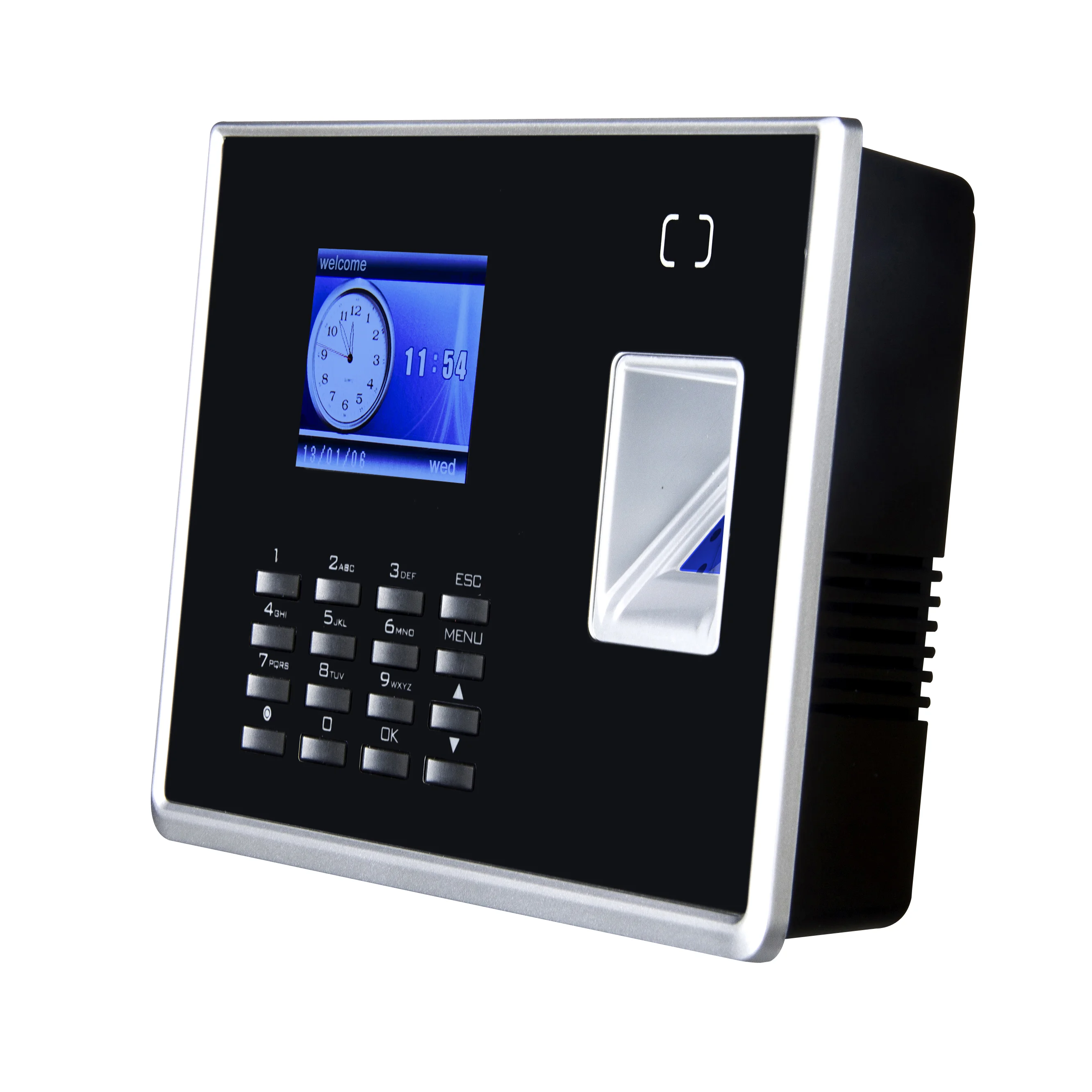 RS232/485, TCP/IP,USB-host, USB-client, WiFi Communication and Fingerprint Biometric Measurement time attendance machine