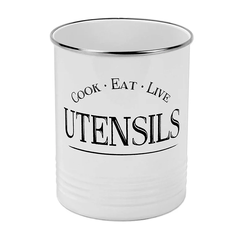 Держатель для кухонной утвари, Декор для дома, мягкая подставка премиум-класса, белая Посуда Caddy от Walford, Домашний Органайзер для посуды