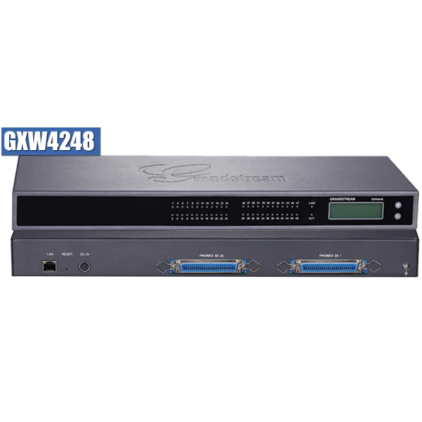 2 50-pin Telco Connectors 48 Ports FXS Gateway Grandstream GXW4248