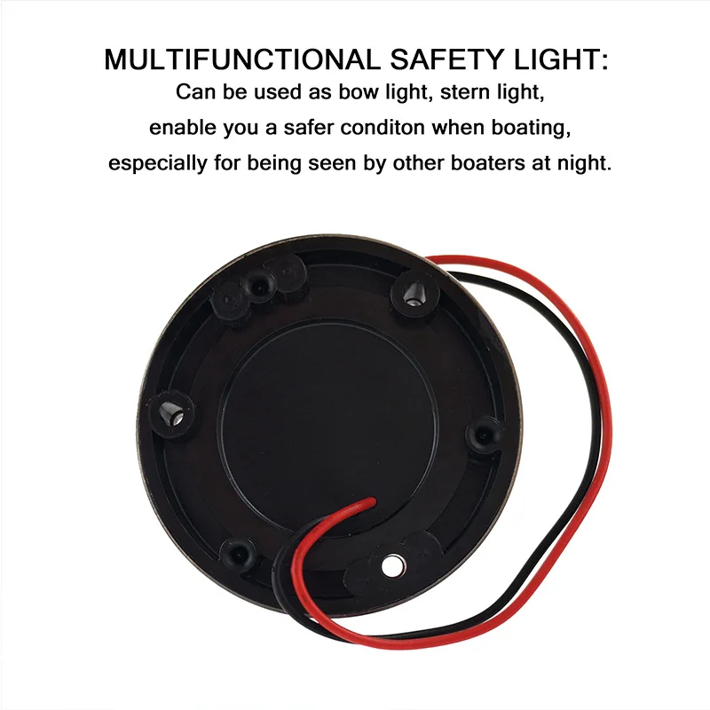 KETO Waterproof Stainless Steel Ship Yacht Boat 12V DC LED Marine Navigation Bow Stern Light