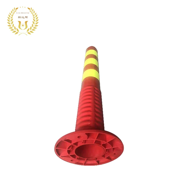 Traffic safety Warning Road Delineator Bollard Flexible and Reflective from Raw Material
