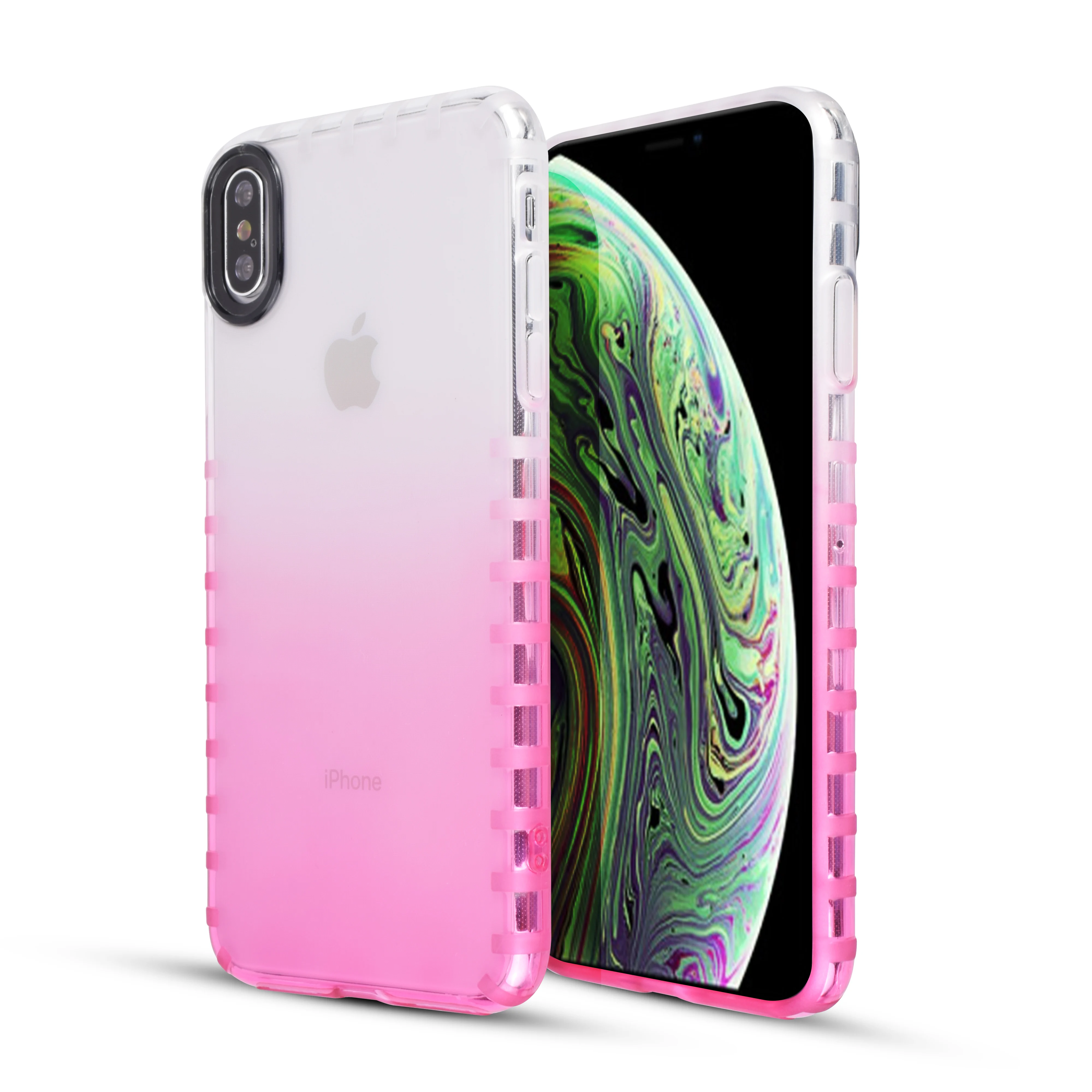 
Monochromatic gradual change tpu cell phone case for iPhone x case buy direct from china factory 