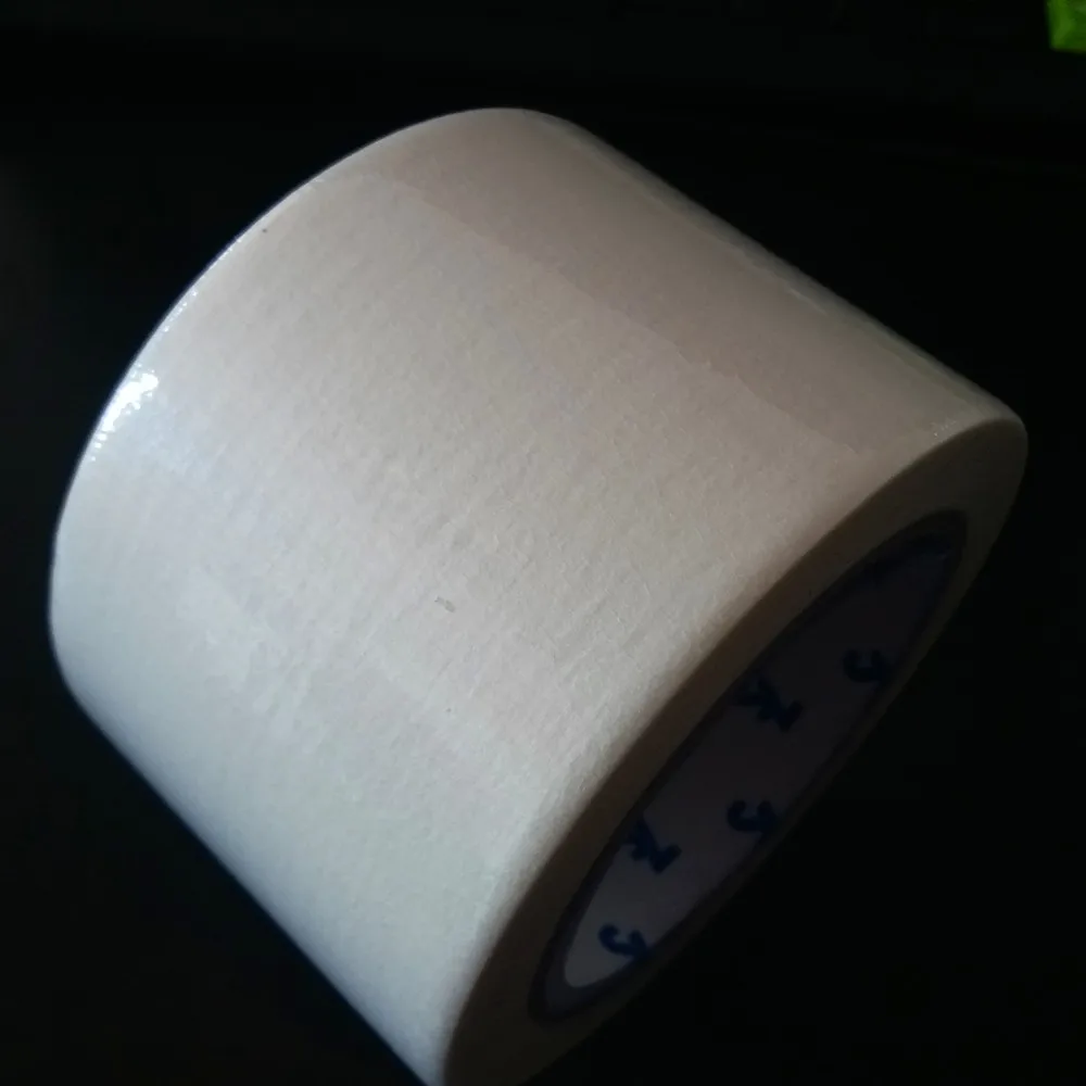 General purpose for painting white yellow masking tape from 10meter to 50meter oem brand logo printed on inner paper core