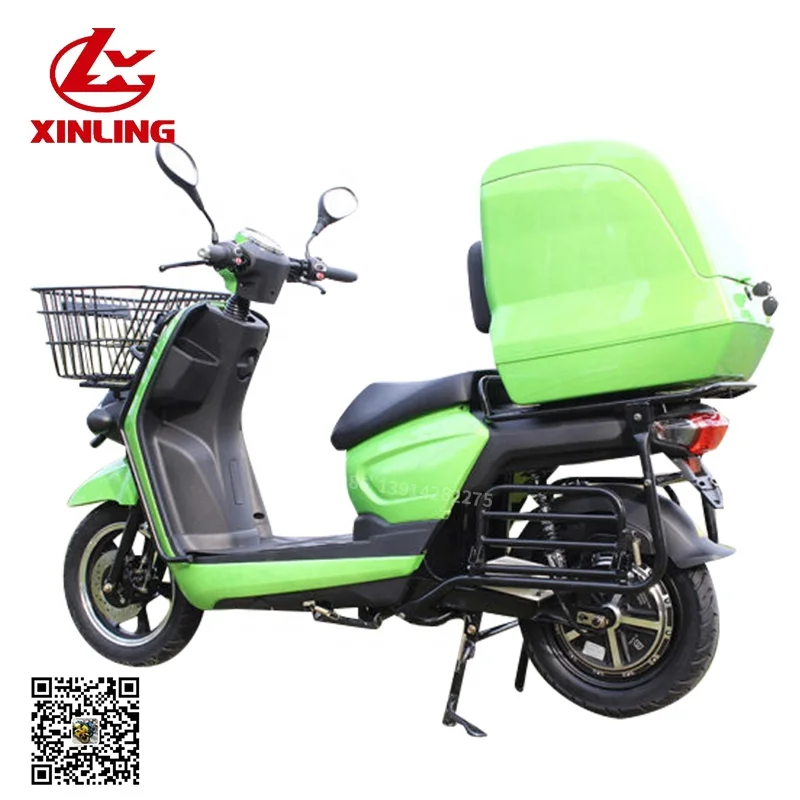 EEC approved 3000W Pizza delivery electric motorcycles scooter with removeable lithium battery
