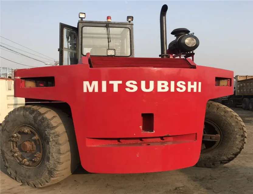 Japanese Mitsubishi 30t Diesel Forklift Mitsubishi Forklift 30ton Used FD300 Manual Hydraulic