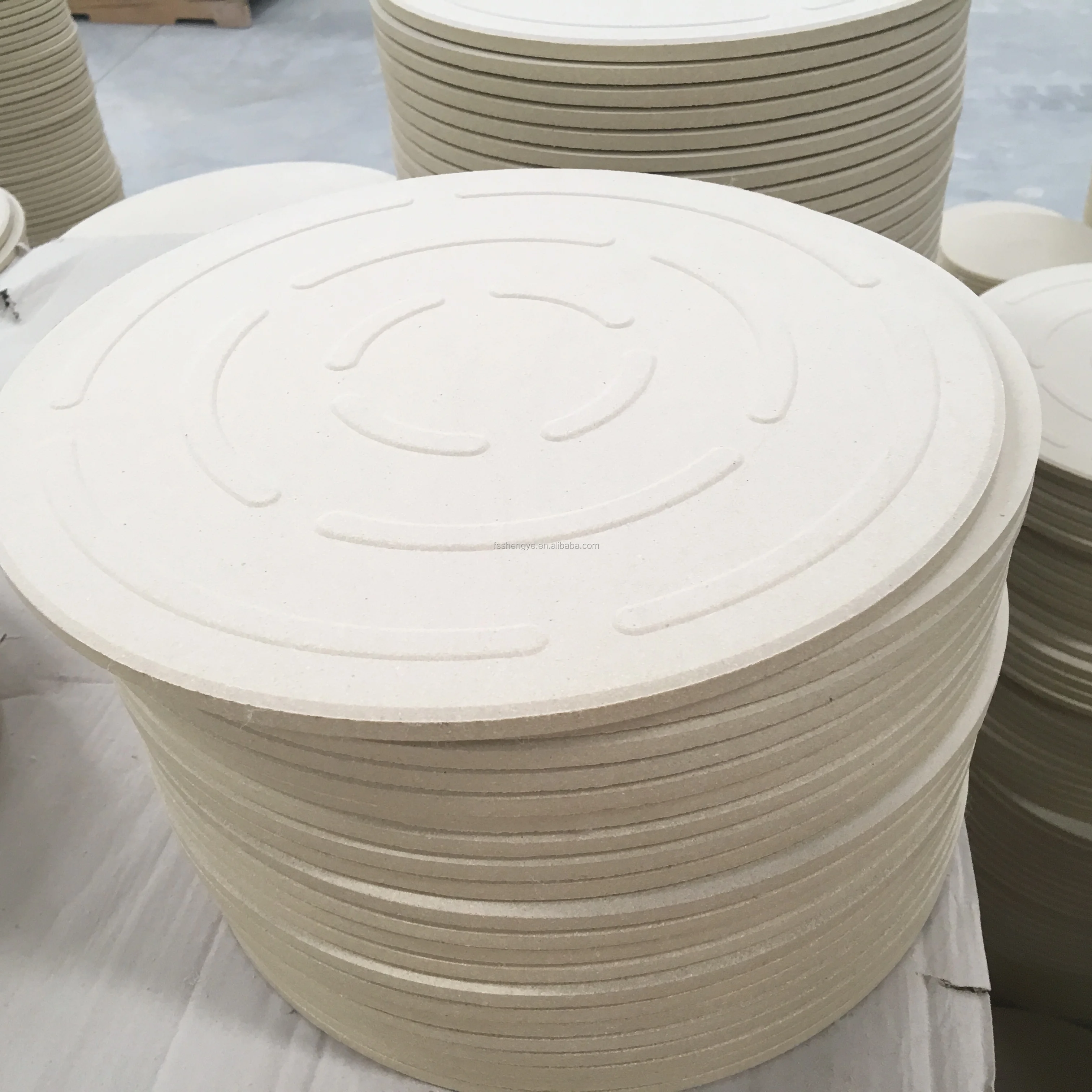 12 inch Round Pizza stone for home oven or BBQ grill with LFGB certificate