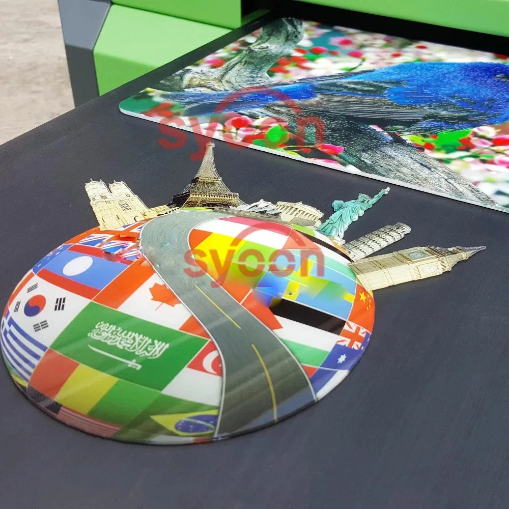 Good quality a3 size dx5 head uv acrylic laser printer/uv printer flatbed with double ink filter system