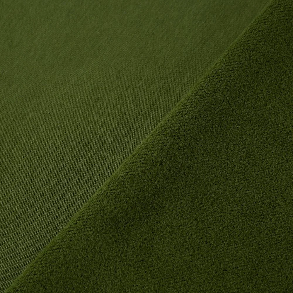 Plain Dyed Quilting Knitted White Cloth Fabric Cotton Fleece Polyester Cotton Terry Fabric Women Garment Imported Dubai