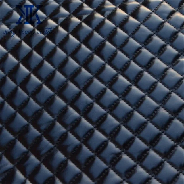 sponge foam wadding laminated quilted vinyl upholstery fabric