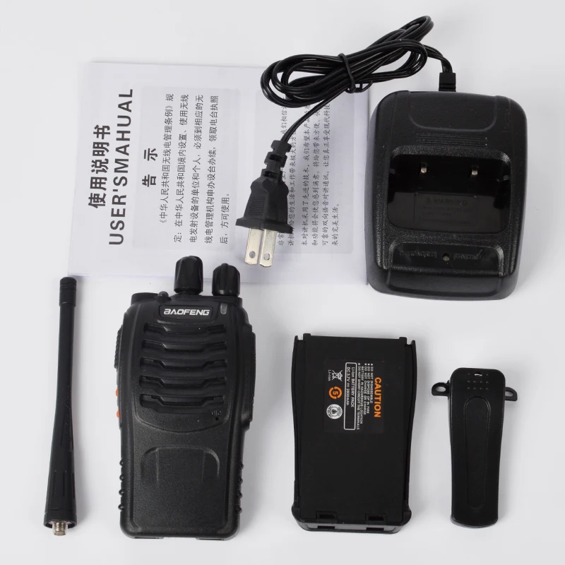 China Baofeng 2 way  Radio Transceiver long standby Interphone cheap long range talking BF-888S radio walkie talkie