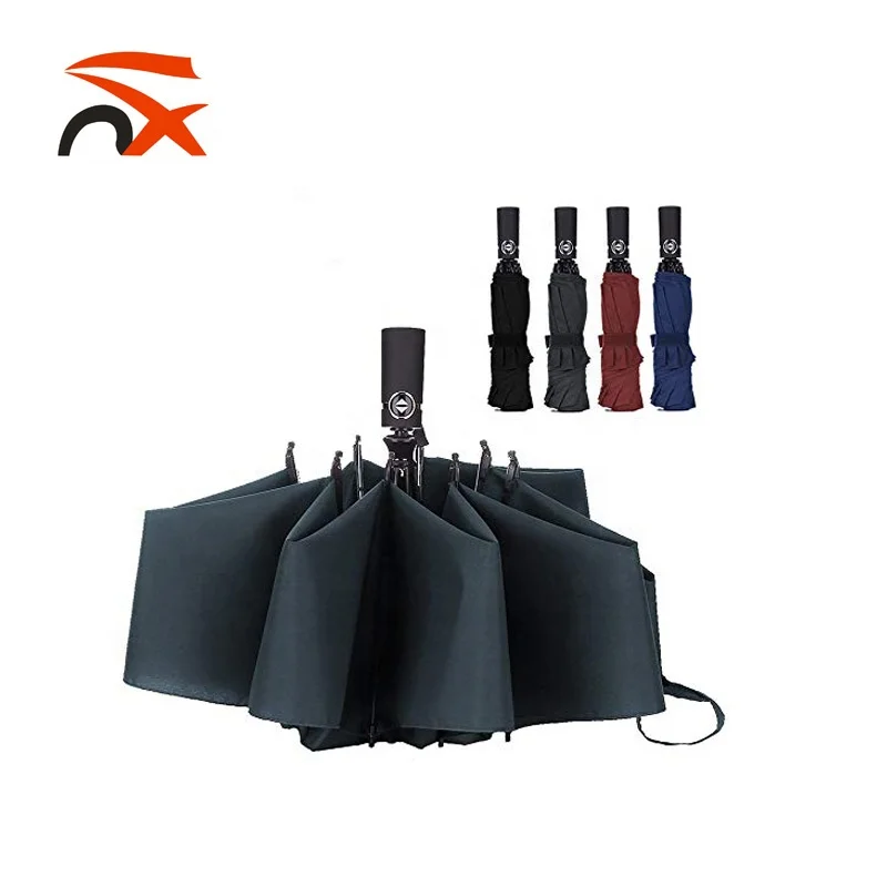 Автоматический складной зонт, ветрозащитный дорожный зонт, компактный складной зонт