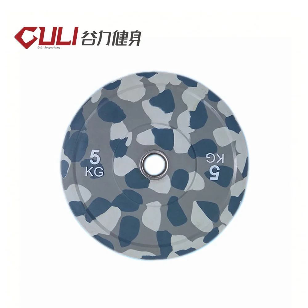 Камуфляж Вес пластины цветной резины амортизирующая пластина