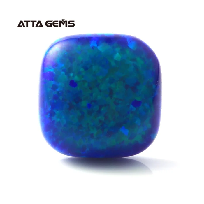 Лаборатория Создана Hamsa Cut L-1 темно Lpais синий опал Свободные Опал Синтетический