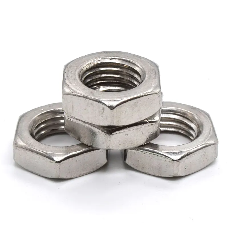 stainless steel hex thin nut DIN439
