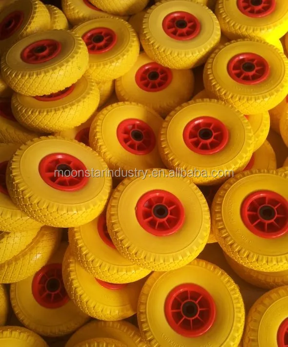 Welcome  size 3.00-4  Wheelbarrow PU Foam solid Wheel
