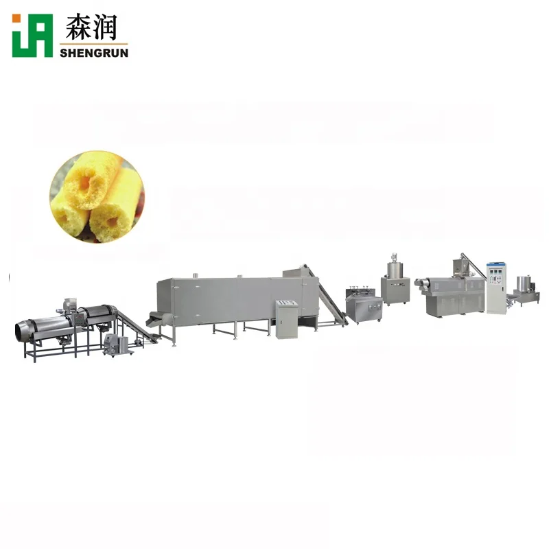 Snacks Extruders of Cereals Puff Making Machine Equipment
