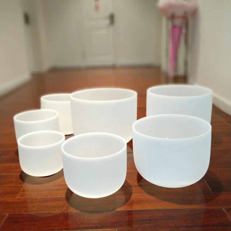 
2019 Most Popular High Quality Frosted Crystal Bowl For Meditation 