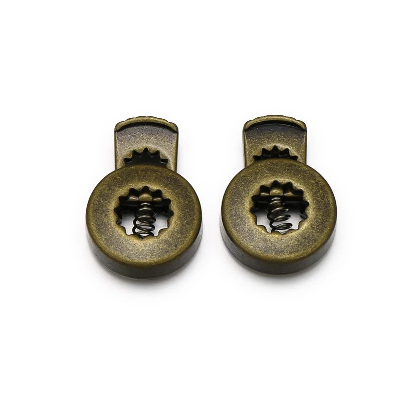 2018 новый дизайн Vintage Drawstring Metal Clothing Toggle зажим для лямок рюкзака