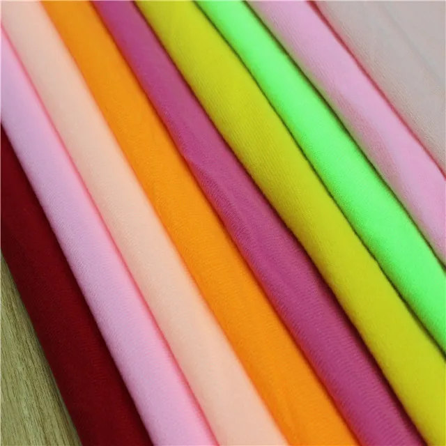 100% polyester colorful cheap CRD NYLEX tricot fabric for india market for toys use