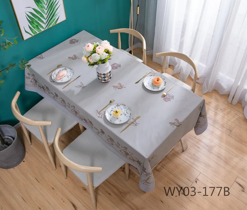 dining cake table cover clothes and mats set