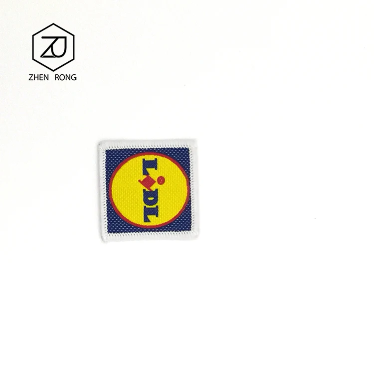 1PCS  Factory Cheap Price Custom Name Logo Damask Garment Woven Labels for Clothing and Cloth