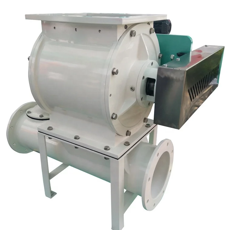 Discharge airlock valve star airlock valve rotary vane valve for ash