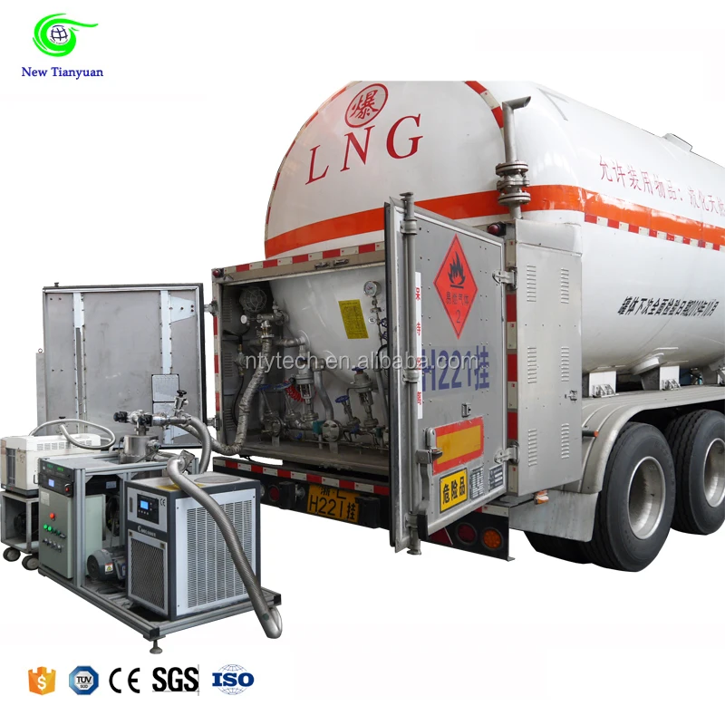 
52.6M3 Volume Skid-mounted LNG Liquid Tank Semi Trailer 