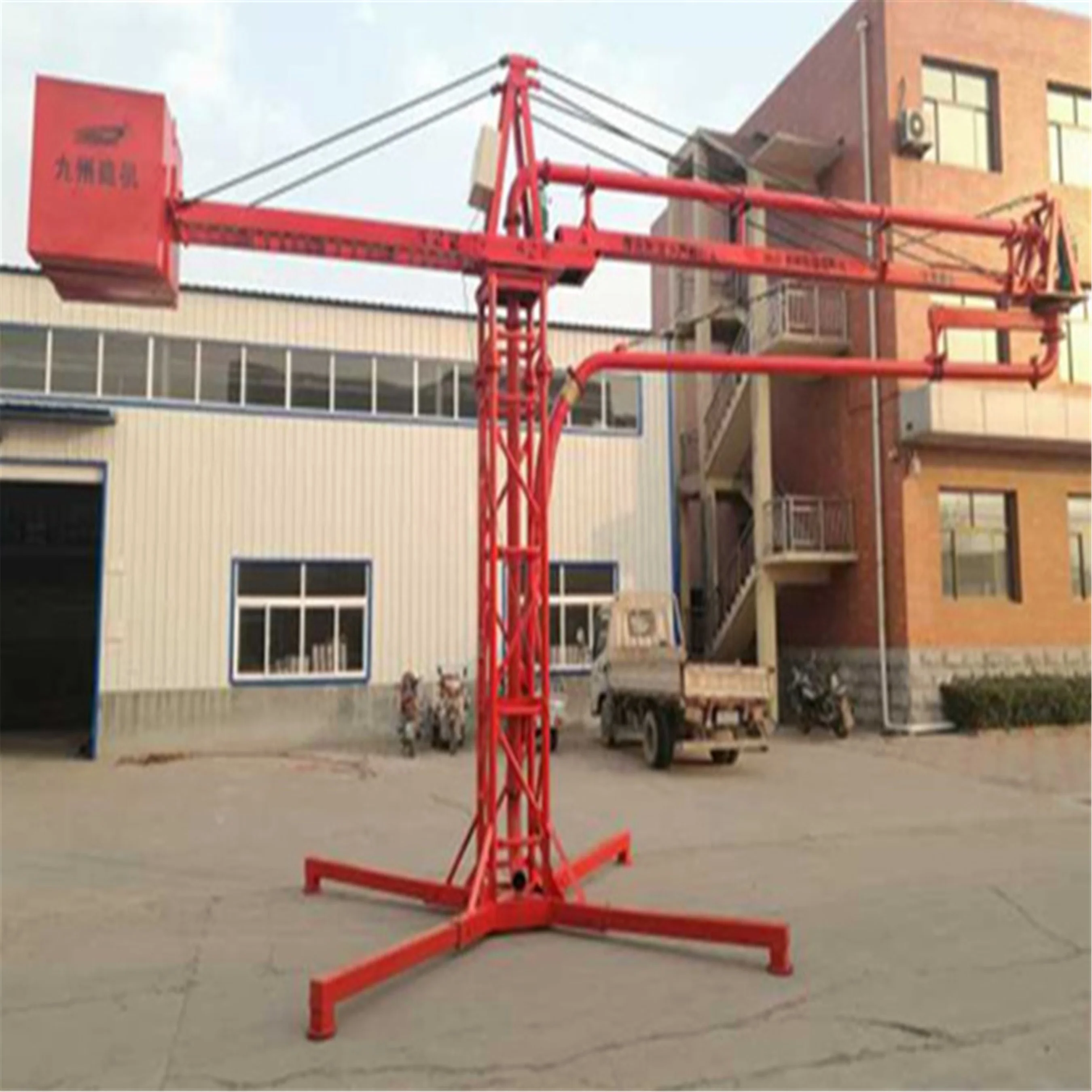 Building Equipment Concrete Placing Pouring Machine Boom used in construction work