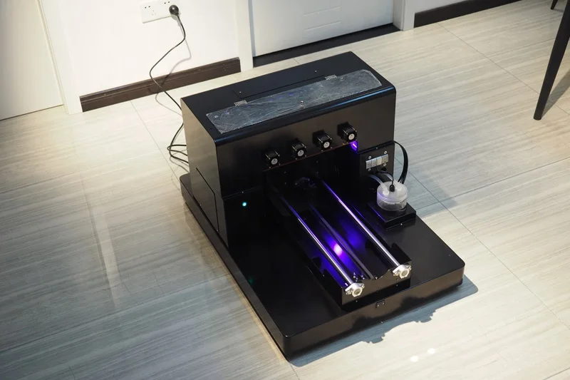 2018 Top Selling 6 Color A3 Size UV Printer Phone case Printer LED UV Flatbed Printing Machine with Cheap Price