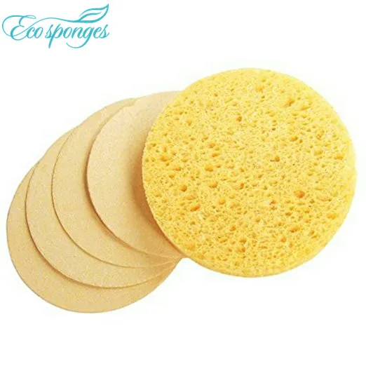 
Factory Hot Sale 100% Natural Compressed Cellulose Facial Sponge 