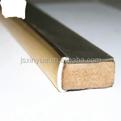 
No MOQ every color and size 16mm 18mm 22mm 25mm plastic PVC U edge banding channel trim strip cheap price in China 