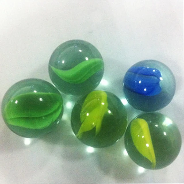 Vintage Glass Blue Swirl Cats Eye Marbles Many Different Shades Of Blue